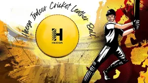 Heega Indoor Cricket Leather Ball