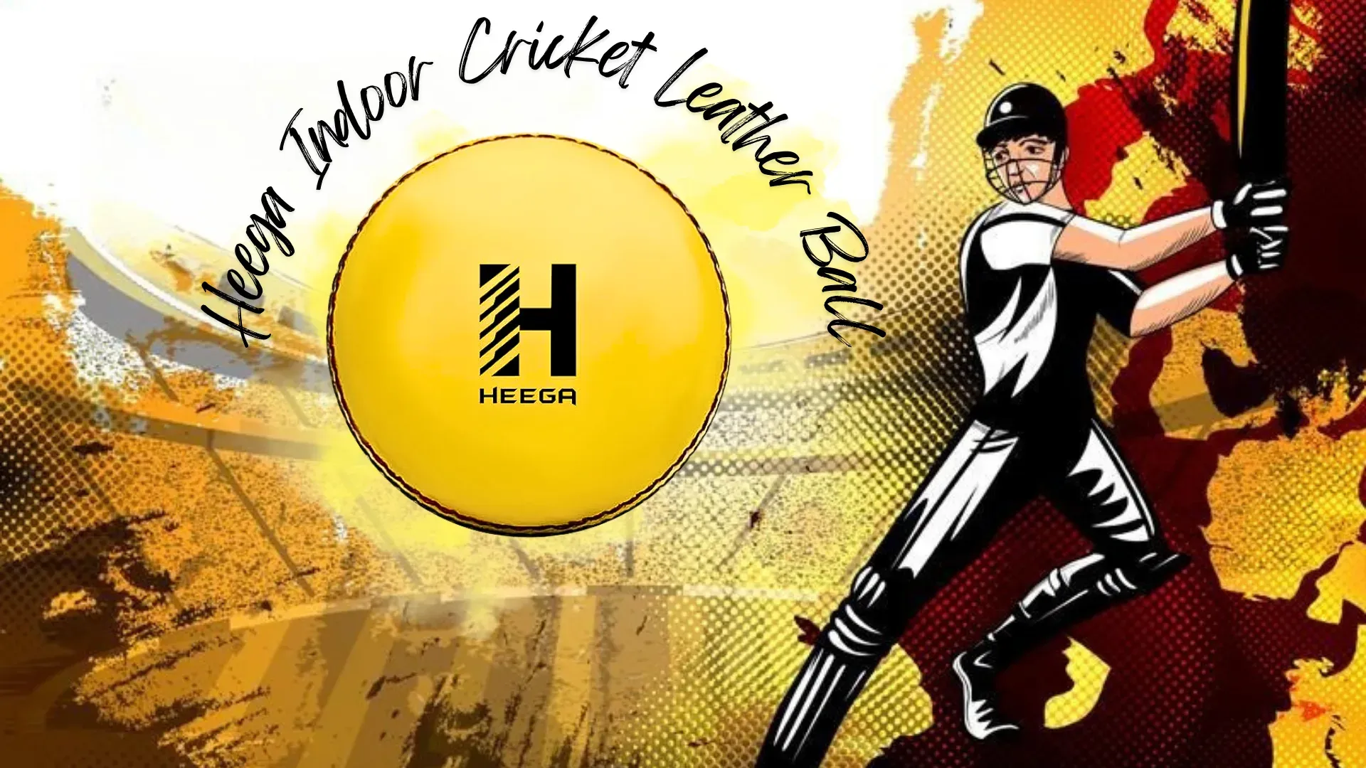  Heega Indoor Cricket Leather Ball