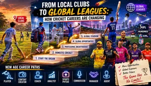 From Local Clubs to Global Leagues: How Cricket Careers Are Changing