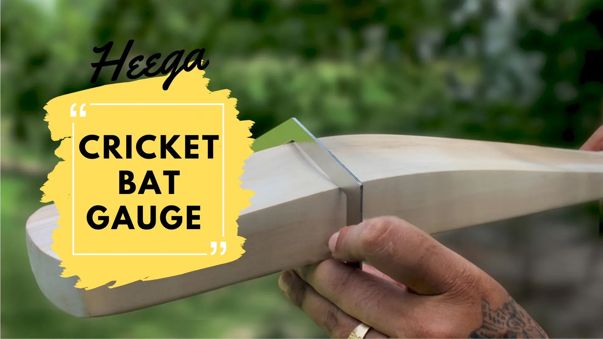 Heega Cricket Bat Gauge 