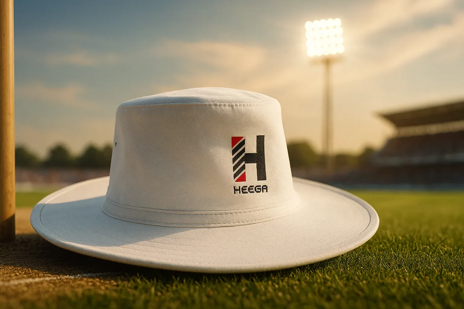 Heega White Umpire Hat