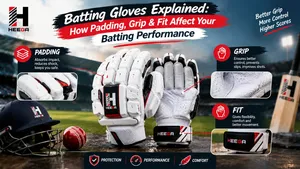 Batting Gloves Explained: How Padding, Grip & Fit Affect Your Batting Performance