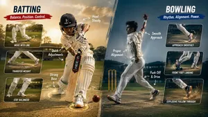 Heega-Batting VS Bowling.