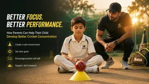 Heega-Better focus, better performance in cricket.