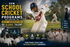 Heega-Building talent through school cricket programs.