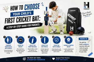 Heega-Choose your child's first cricket bat.