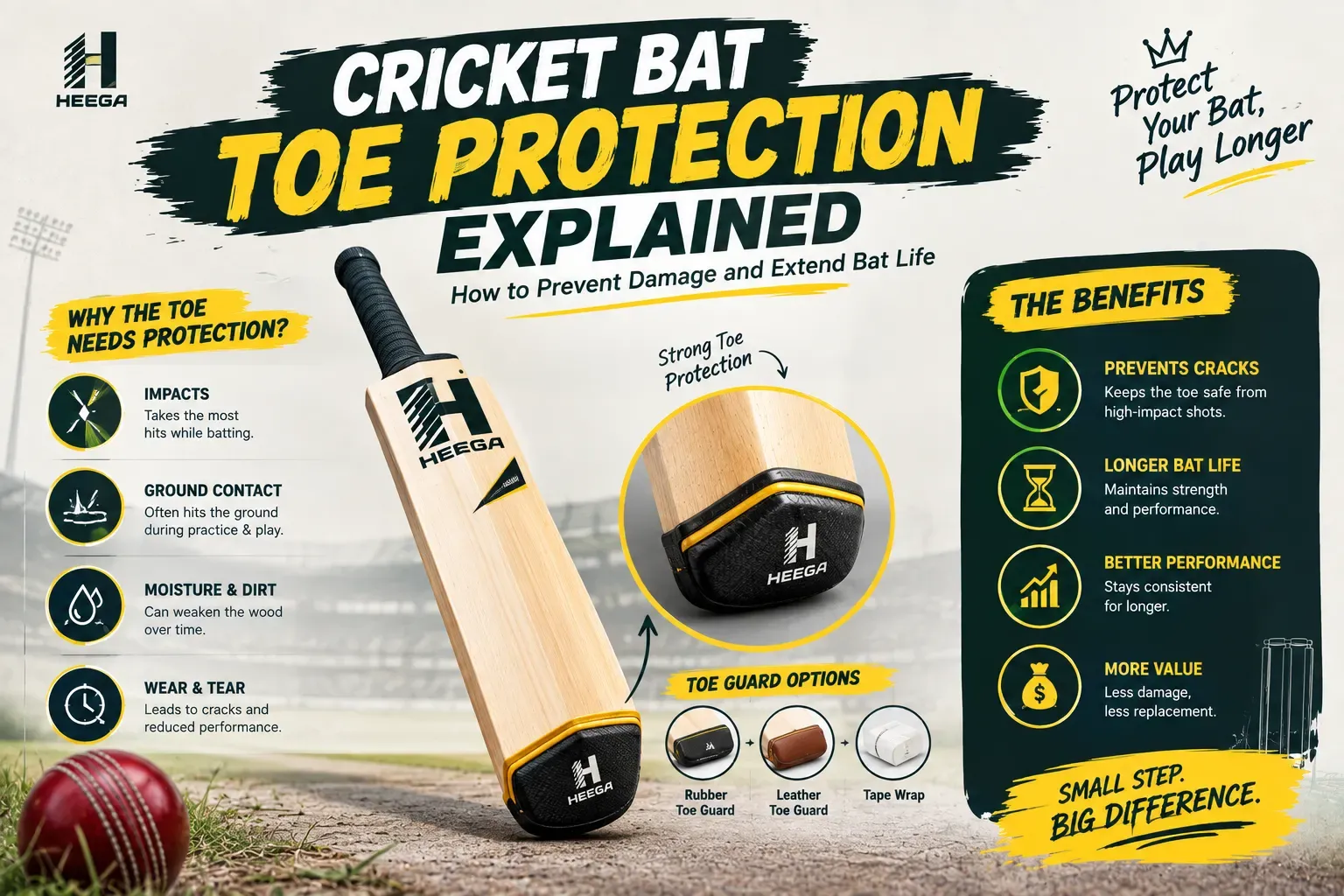 Cricket Bat Toe Protection Explained: How to Prevent Damage and Extend Bat Life
