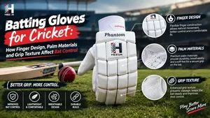 Heega-Cricket Batting Gloves Infographic.
