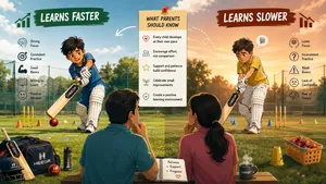 Heega-Cricket Growth- Patience and Support.