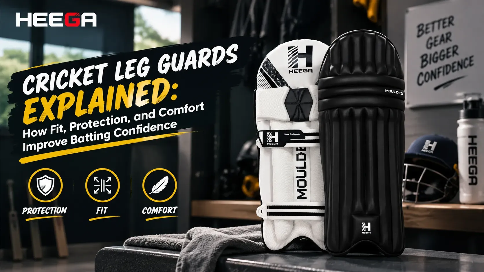 Heega-Cricket Leg Guards Explained.