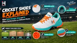 Heega-Cricket Shoes Explained_Grip and Performance.