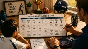 Heega-Cricket practice planning and motivation.