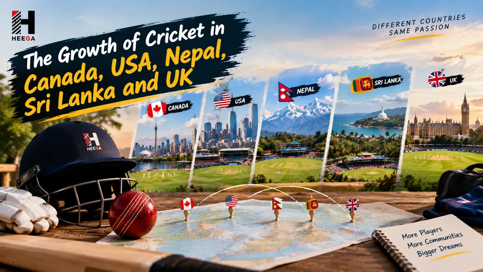 Heega-Cricket’s Global Growth Map.