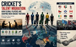 Heega-Cricket's global migration and impact.