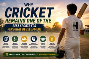 Heega-Cricket- Building discipline and character.