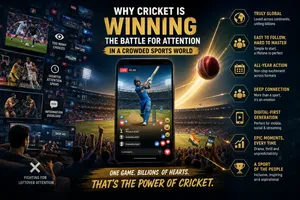 Heega-Cricket- winning the battle for attention.