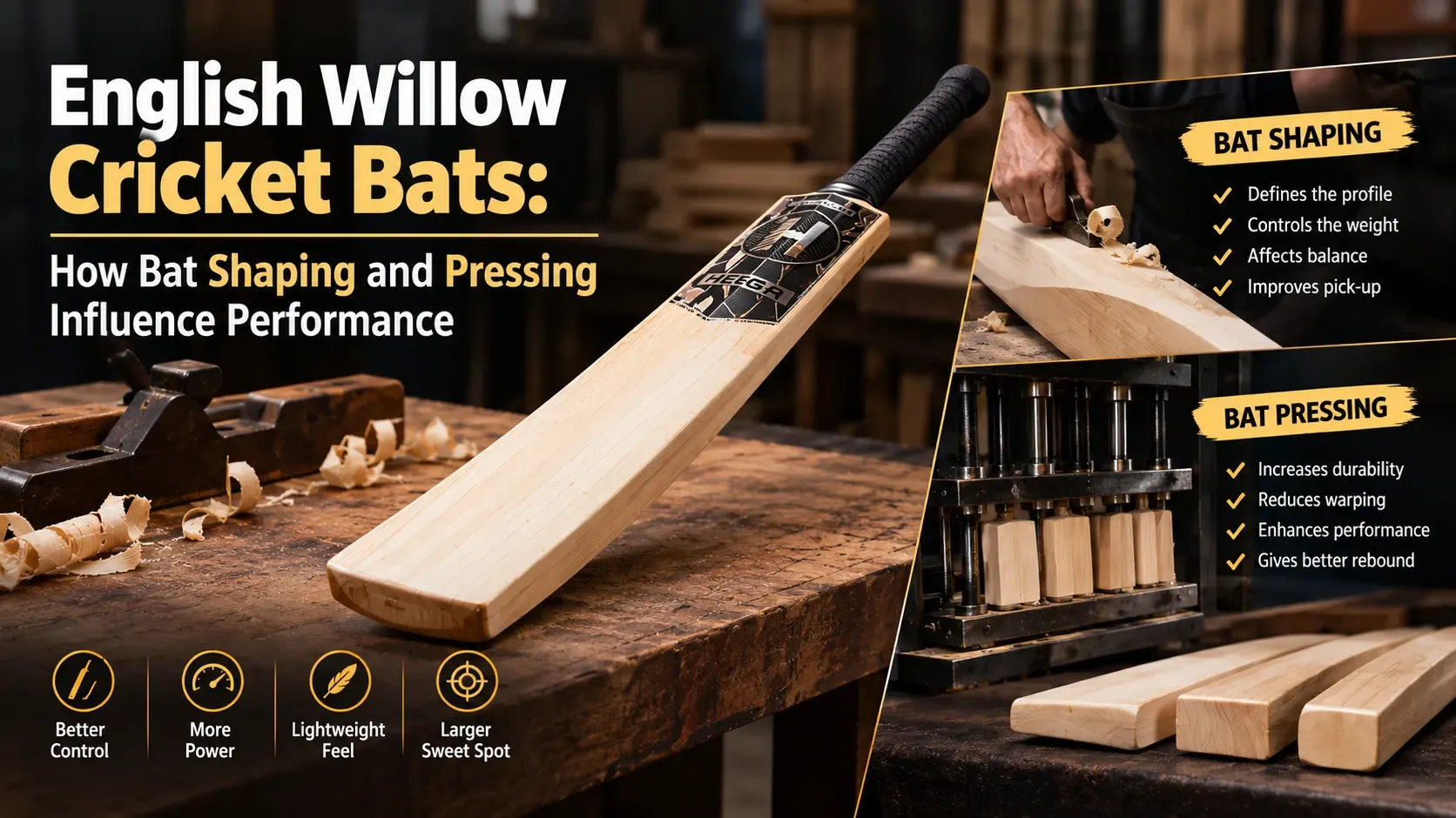 Heega-English Willow Bat Craftsmanship.