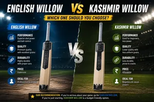 English Willow vs Kashmir Willow Cricket Bats: Which One Should You Choose?