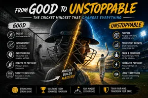 From Good to Unstoppable: The Cricket Mindset That Changes Everything