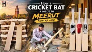 How a Cricket Bat Is Made in Meerut: From Cleft to Bat