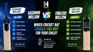 Heega-Kashmir vs English willow bats.