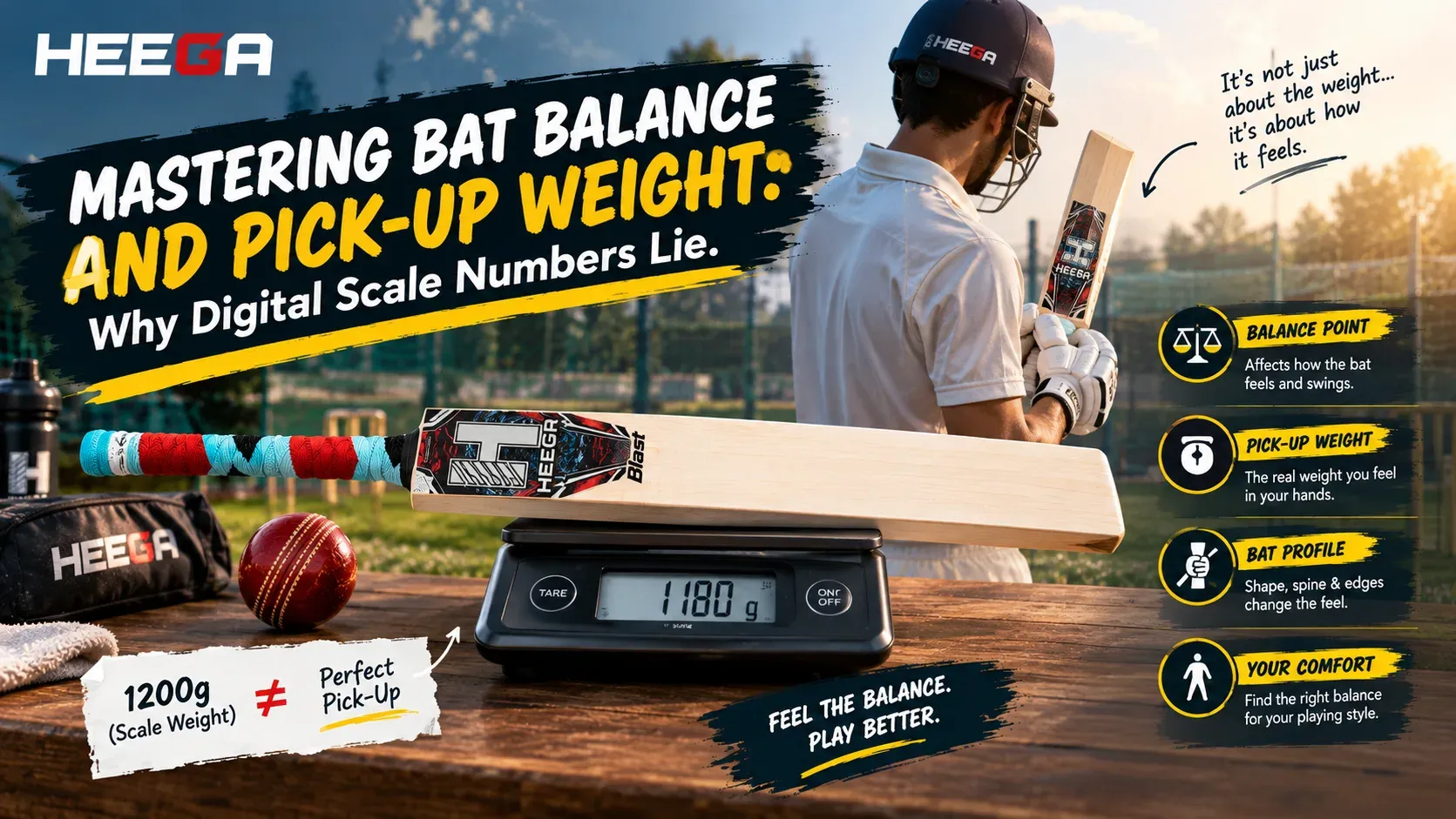 Heega-Mastering Bat Balance and Pick-Up Weight.