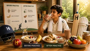 Heega-Nutrition for cricket practice essentials.