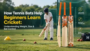 Heega-Tennis Bats for Beginner Cricket Training.