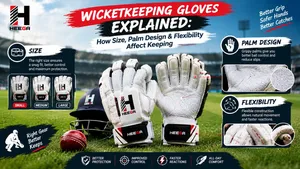 Wicketkeeping Gloves Explained: How Size, Palm Design & Flexibility Affect Keeping