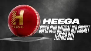 Super Club Natural Red Cricket Leather Ball