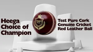 Test Pure Cork Genuine Cricket Red Leather Ball